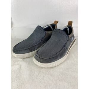 Skechers Men’s Proven Evers Slip On Size 10.5 Navy Casual Comfort Shoes